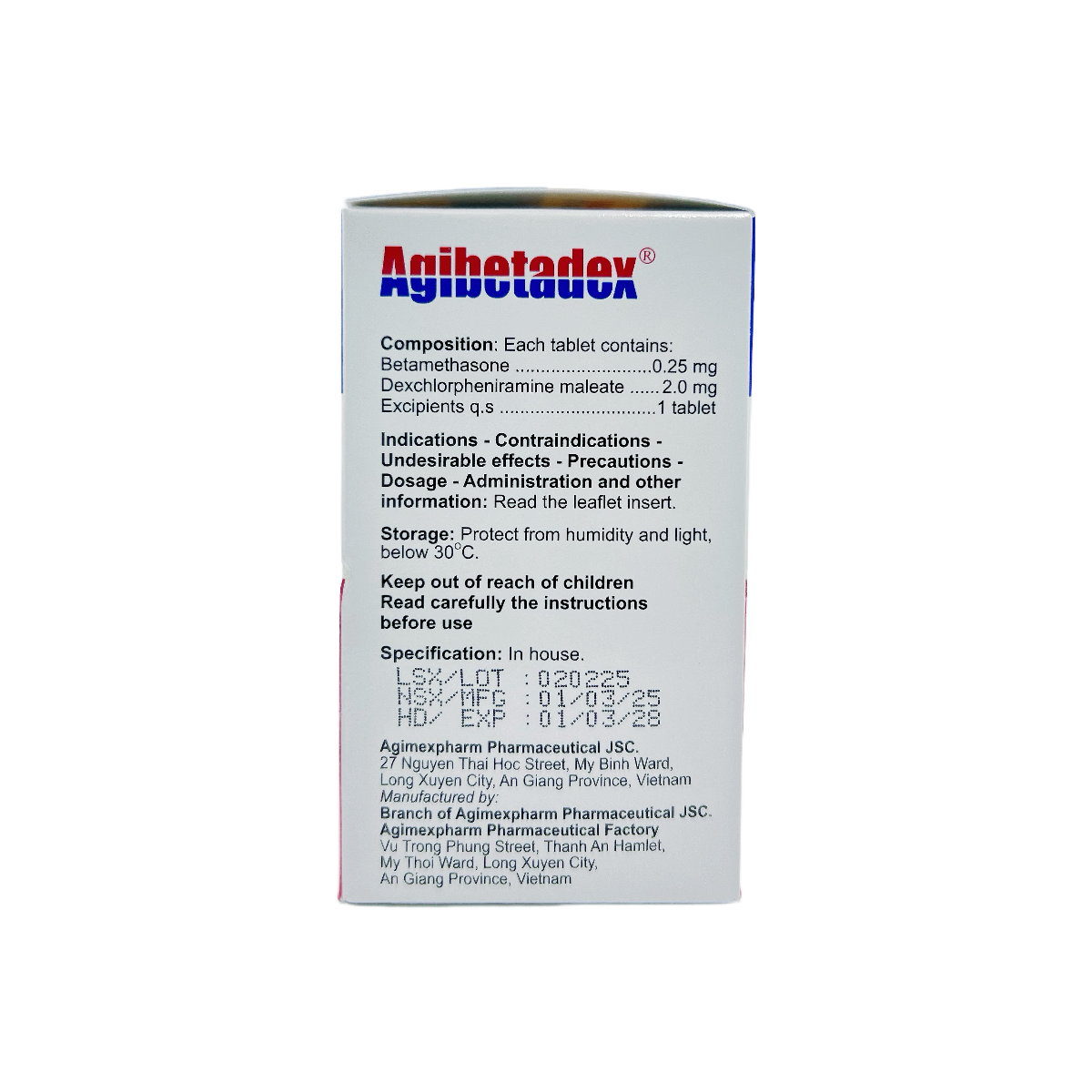 AGIBETADEX 07